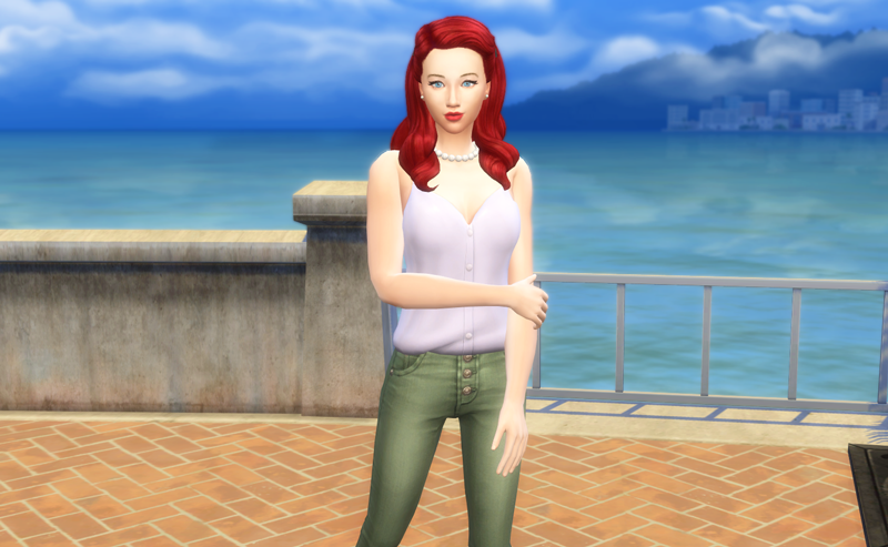 A Sims 4 Ariel for the Princess Legacy Challenge.