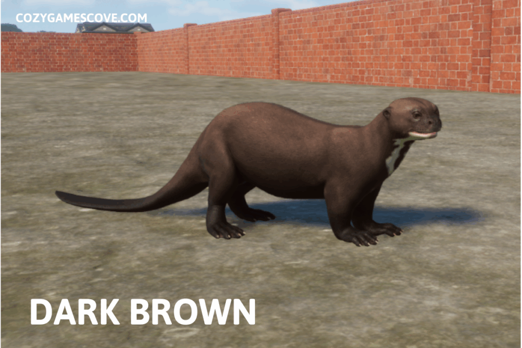 Giant otter colour in Planet Zoo