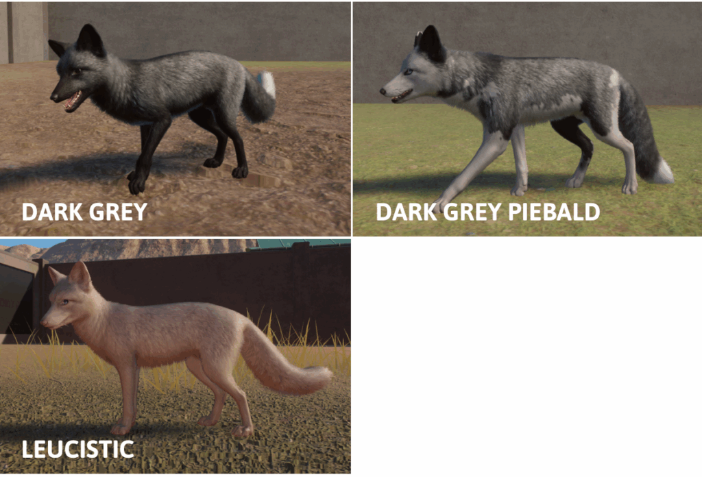 Red Fox colours in Planet Zoo