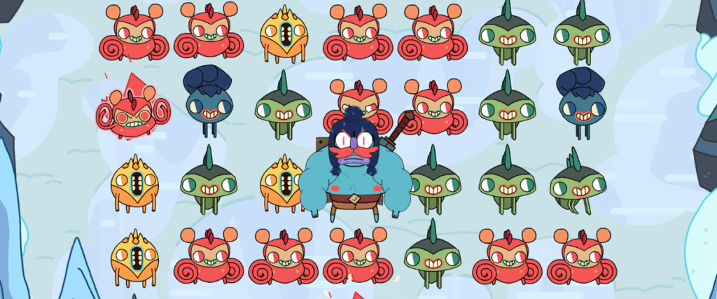 An image of the puzzle game Grindstone on Apple Arcade