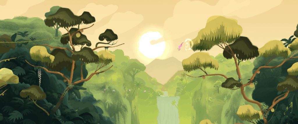 Gibbon: Beyond the trees cozy game on apple arcade