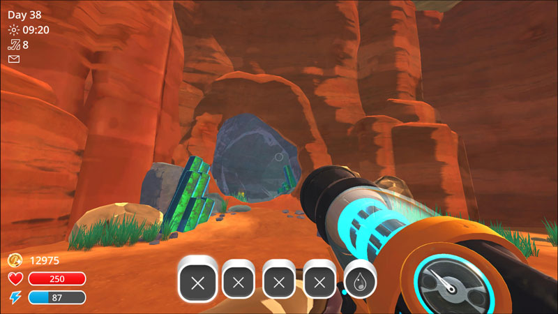 Indigo Quarry entrance is through this cave.