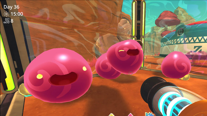 Pink quantum slimes.
