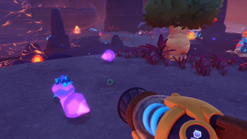 Purple plorts in Slime Rancher 2