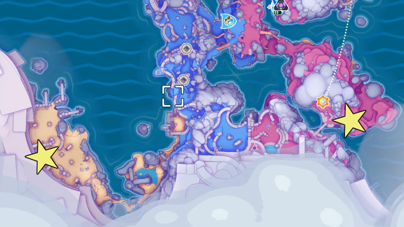 Two spots perfect for finding strange diamonds.